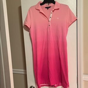 Ralph Lauren Pink Ombre Polo Dress